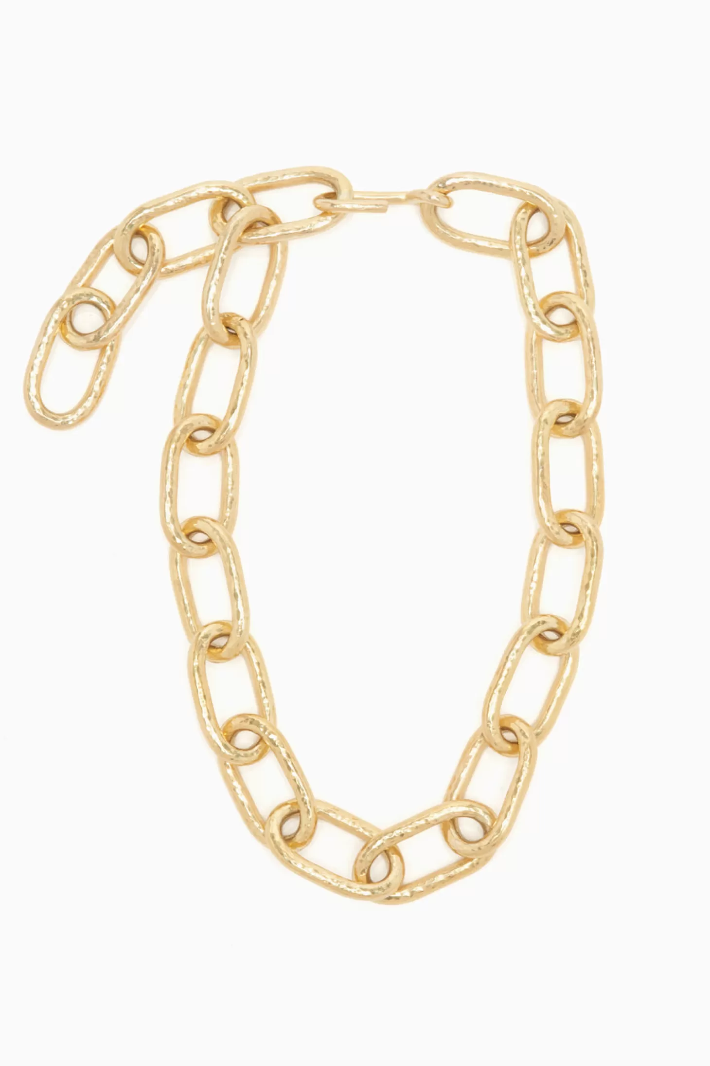 Best Ulla Johnson Barbara Hand Hammered Chain Necklace Gold