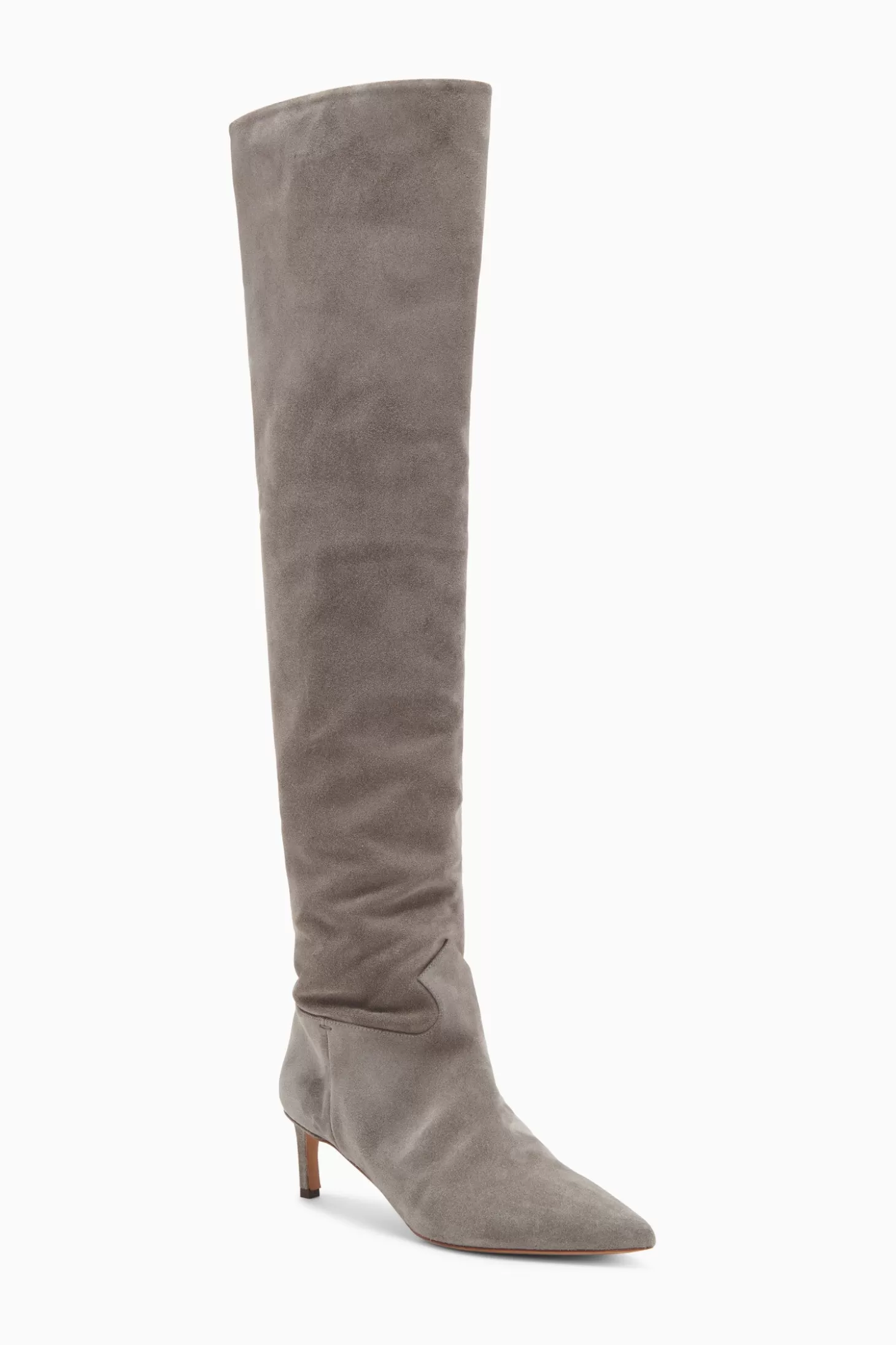 Shop Ulla Johnson Carolina Mid Heel Boot Dove