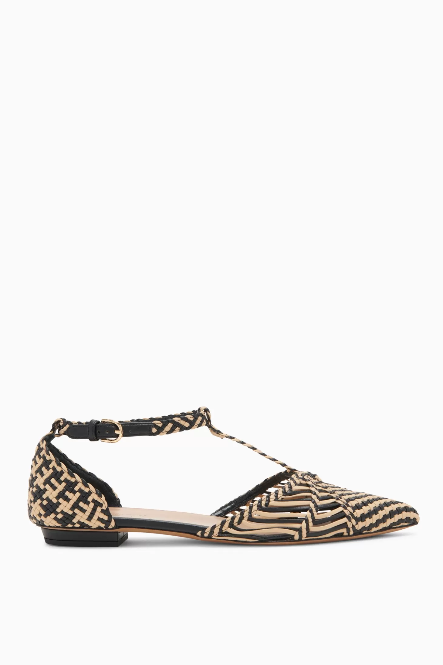 Hot Ulla Johnson Daria Flat Sand Colorblock