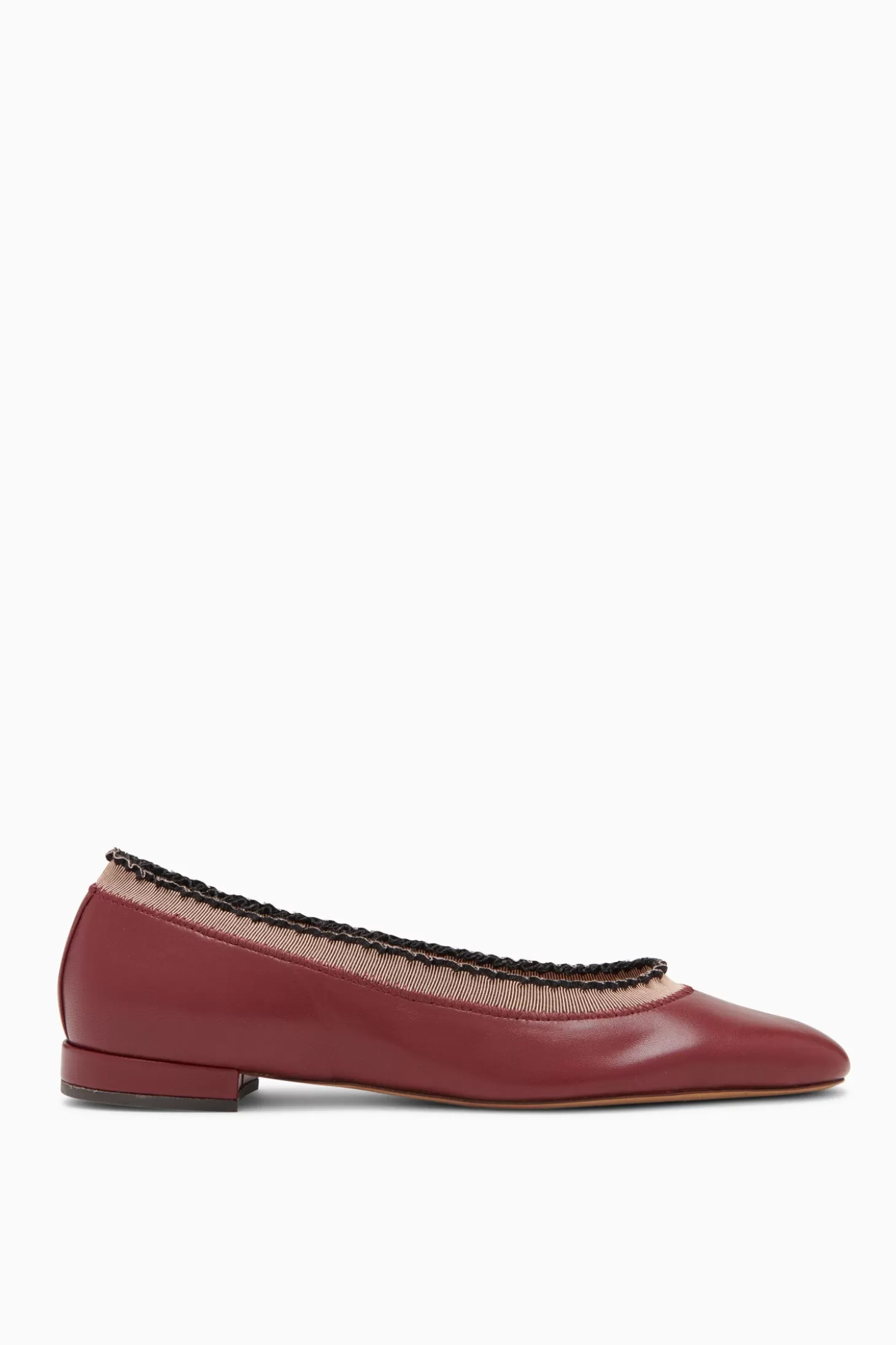 Fashion Ulla Johnson Elise Ruffle Ballet Cordovan