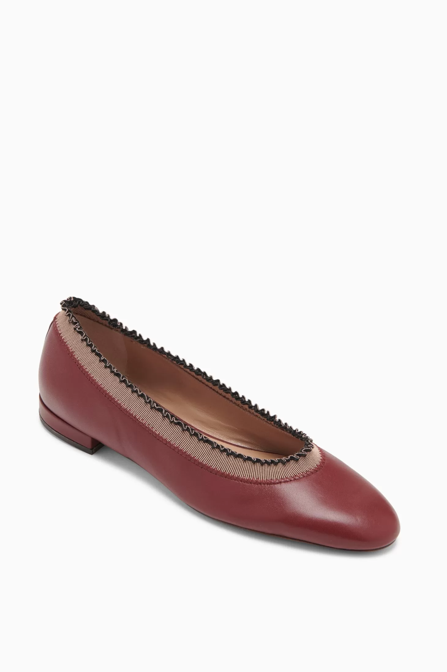 Fashion Ulla Johnson Elise Ruffle Ballet Cordovan