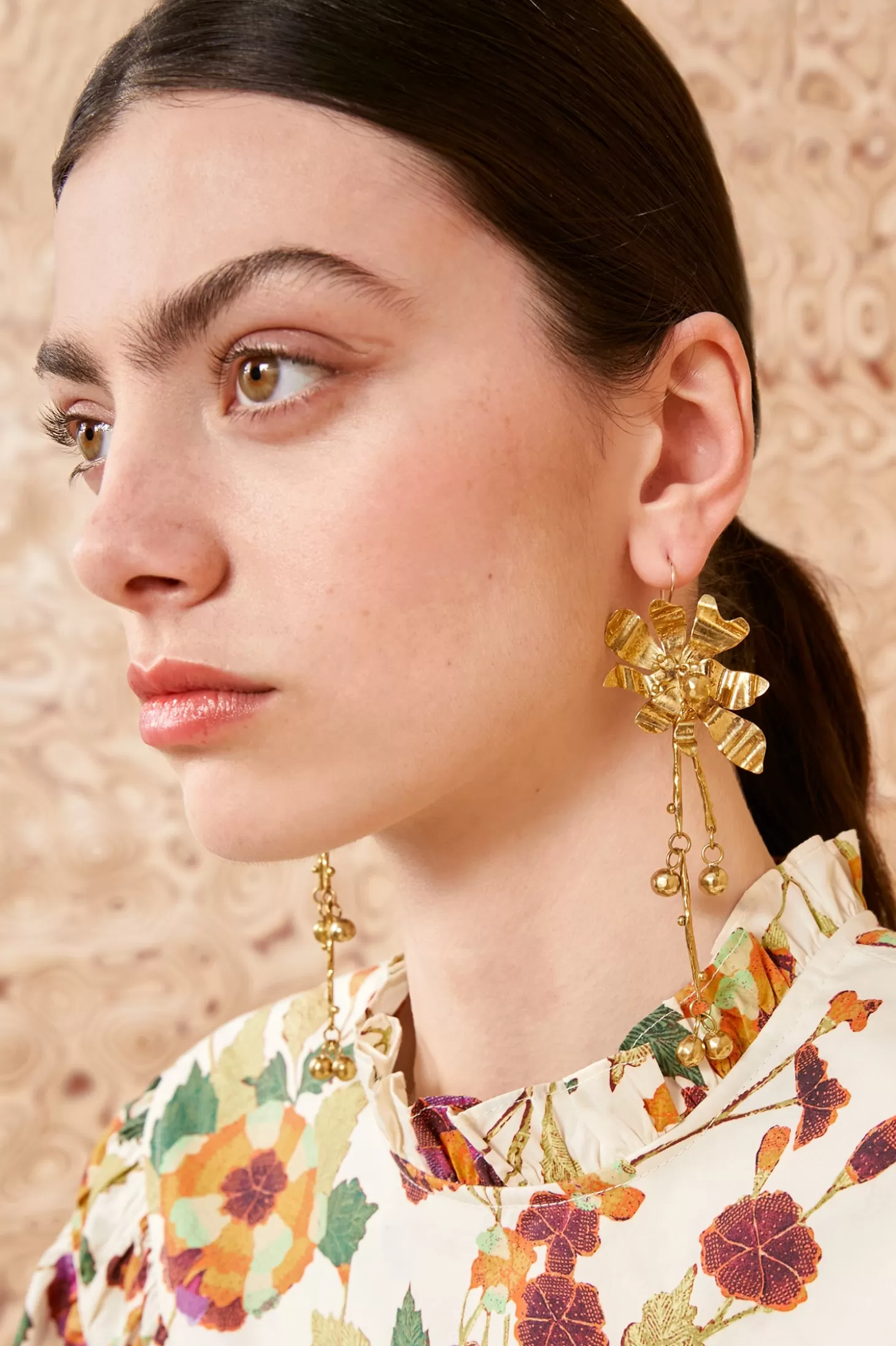 Fashion Ulla Johnson Floret Drop Earrings Brass