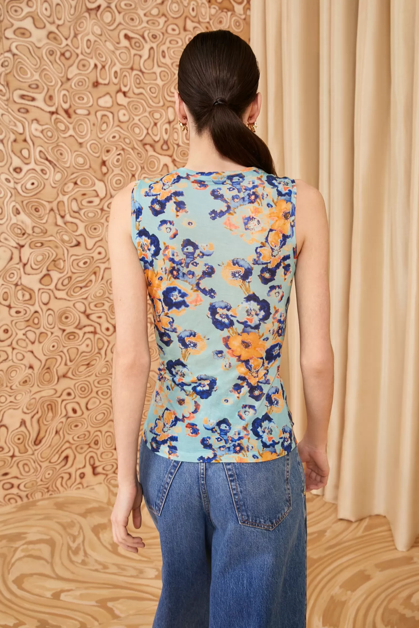 gabi_top_4.webp Best Sale Ulla Johnson Gabi Top Morning Dew