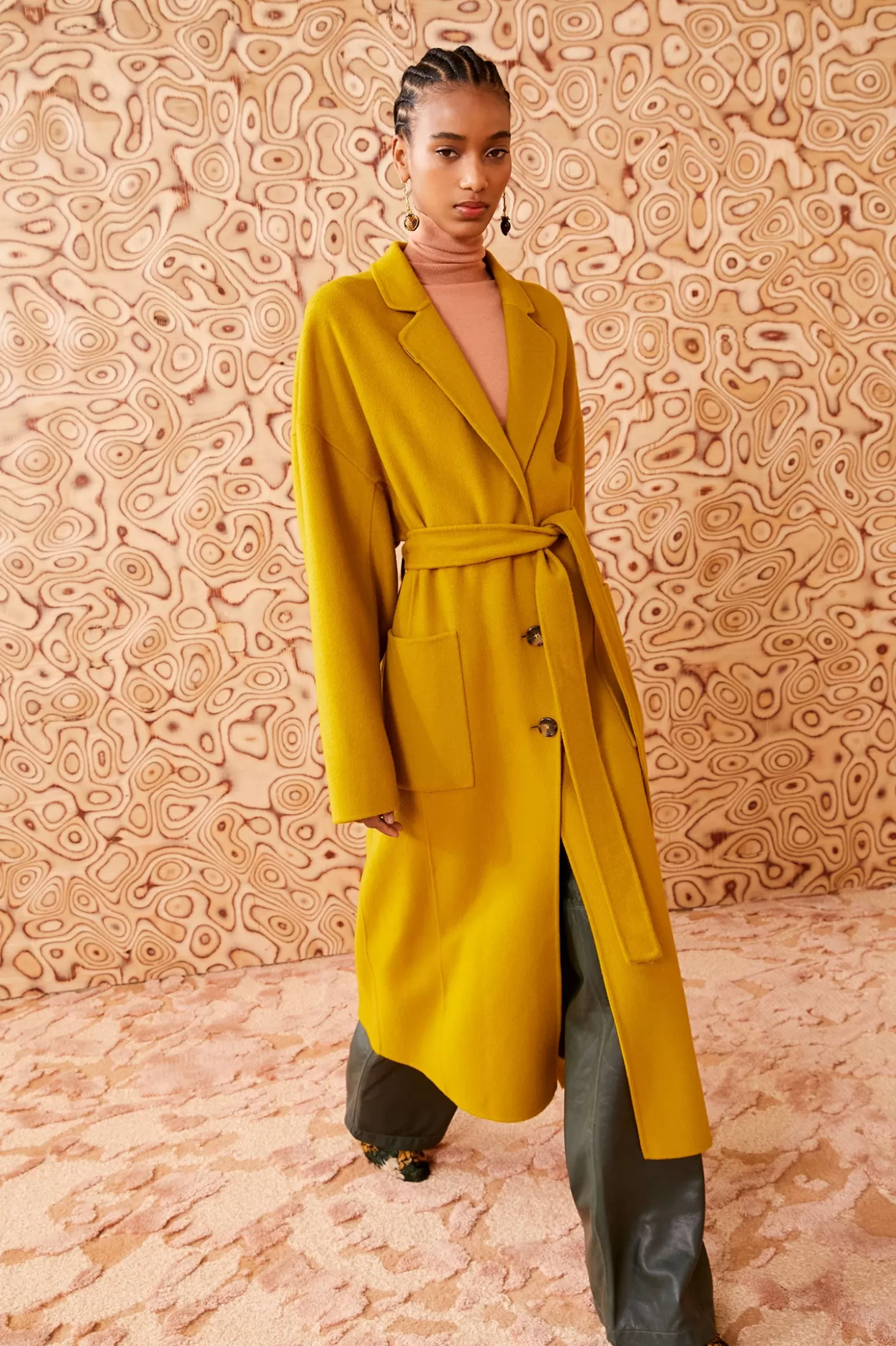 New Ulla Johnson Harlow Coat Turmeric