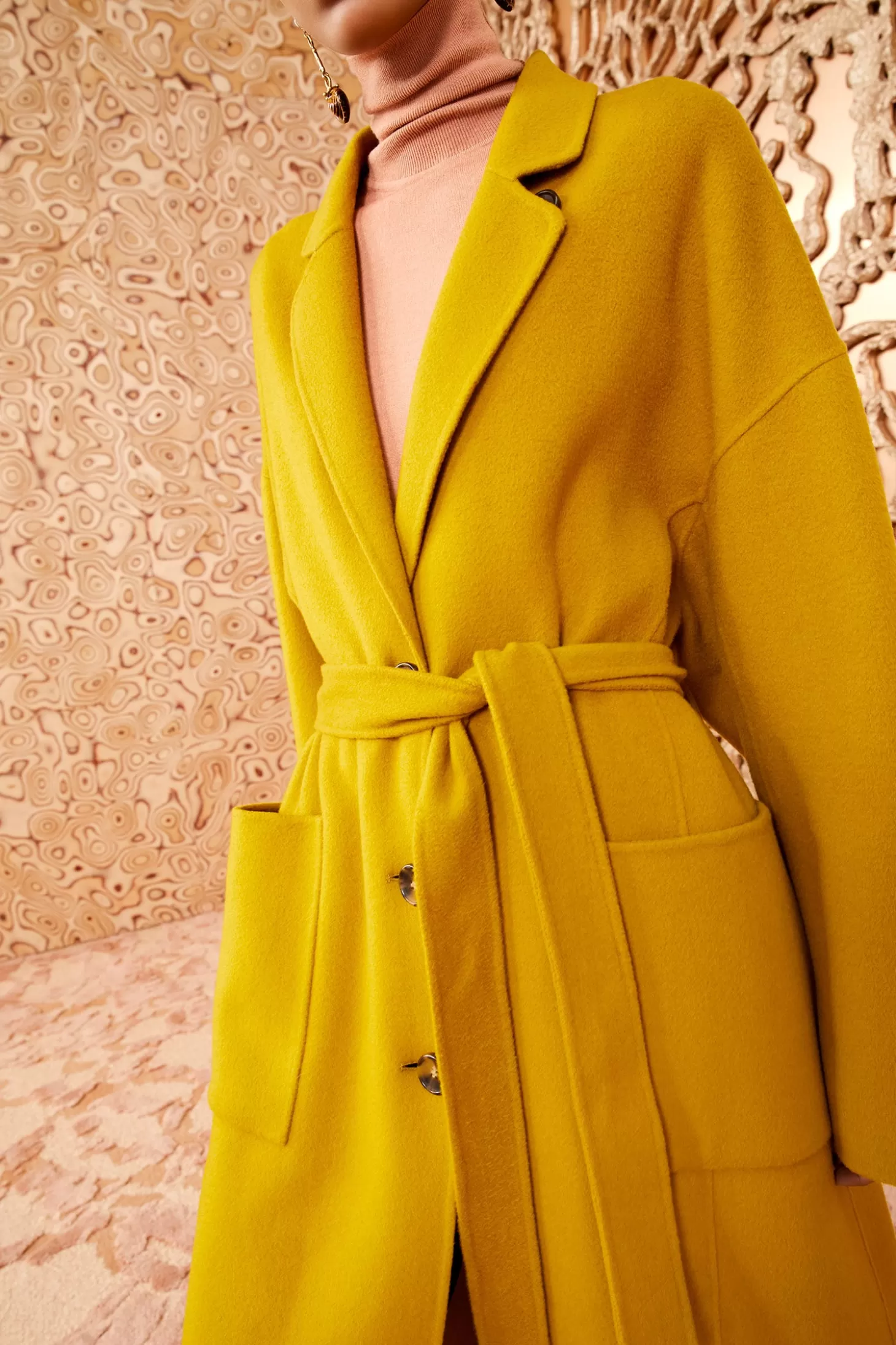 New Ulla Johnson Harlow Coat Turmeric