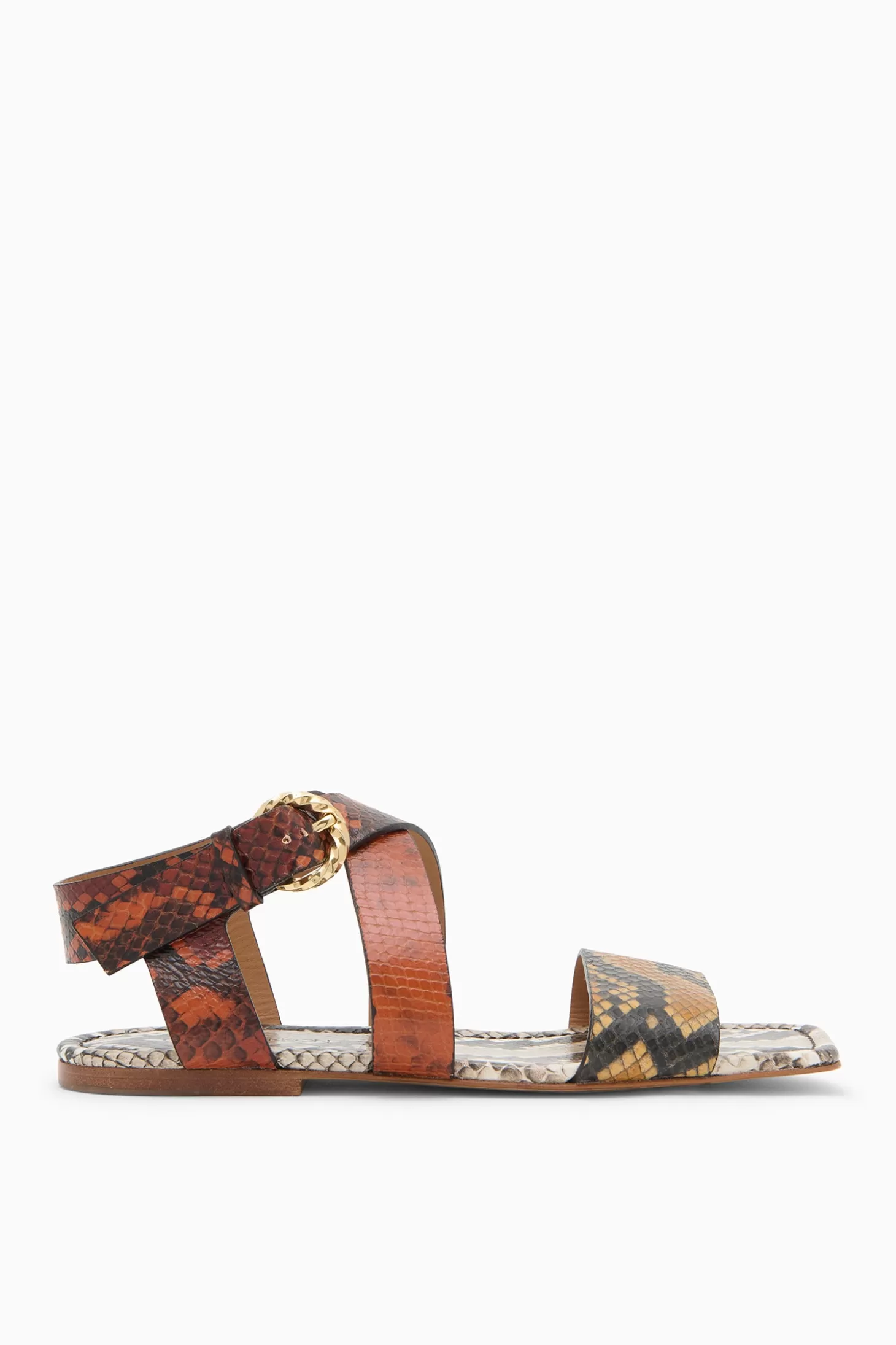 Sale Ulla Johnson Iyla Flat Python Colorblock