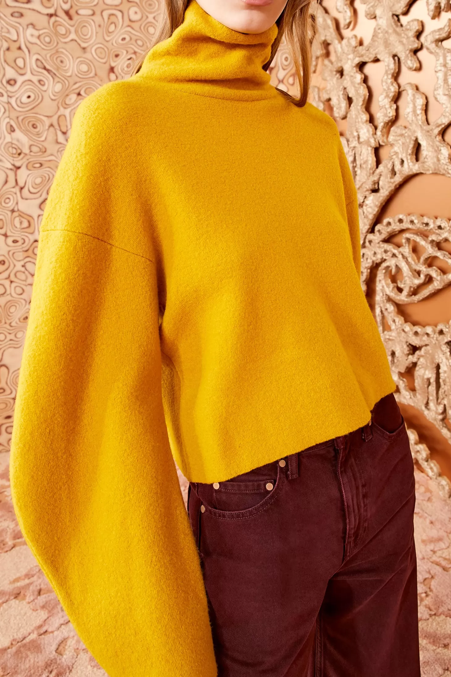 Outlet Ulla Johnson Leona Turtleneck Turmeric