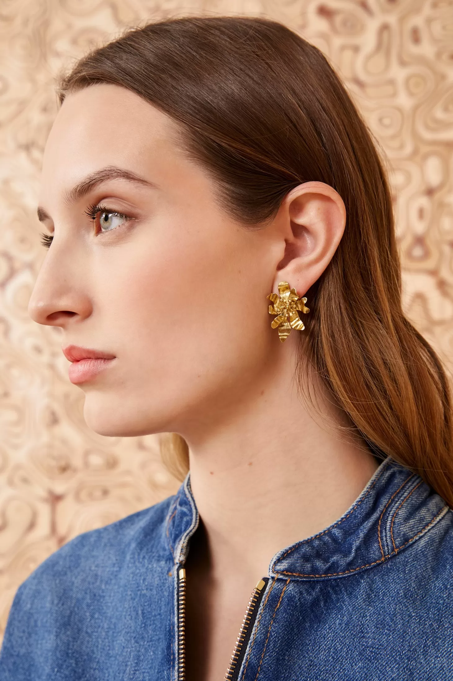 Hot Ulla Johnson Mini Floret Stud Brass