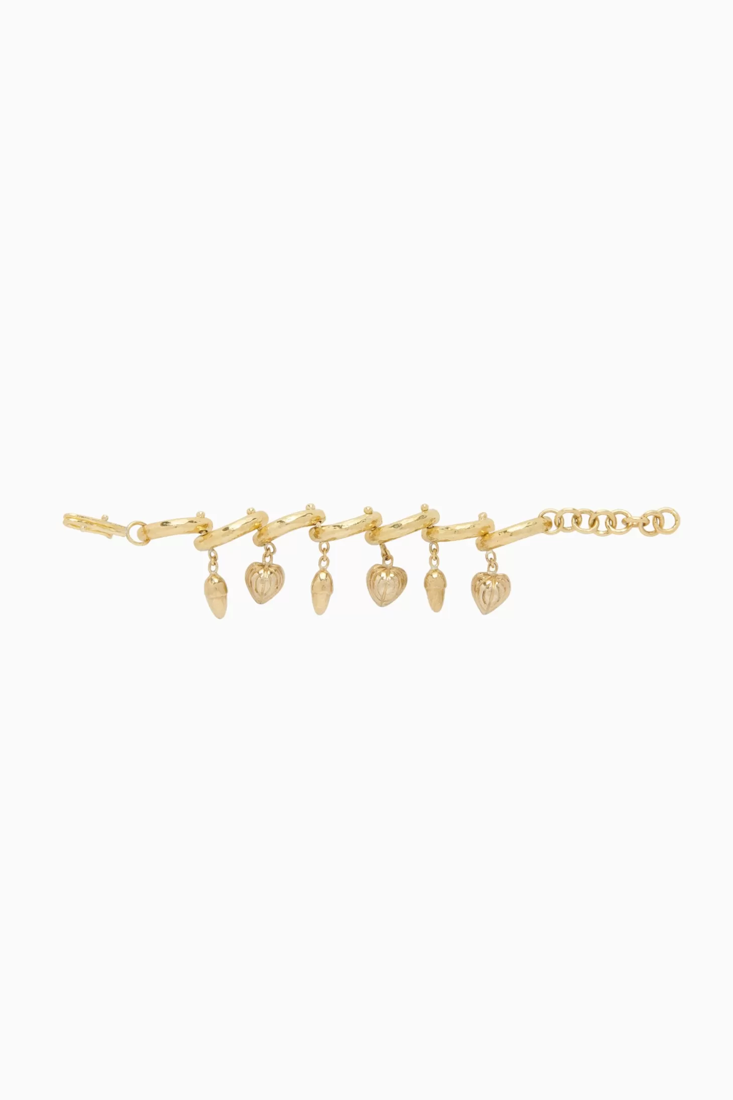 Fashion Ulla Johnson Petal Charm Bracelet Brass