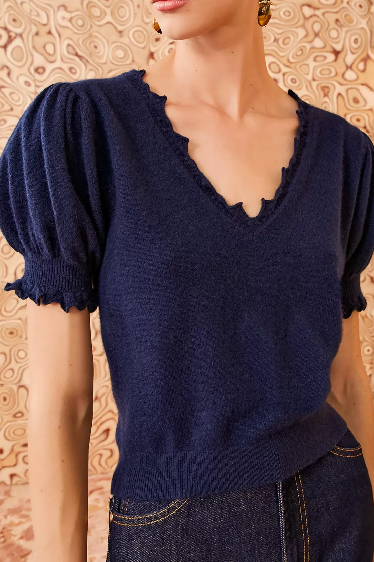 Best Sale Ulla Johnson Polline Top Midnight