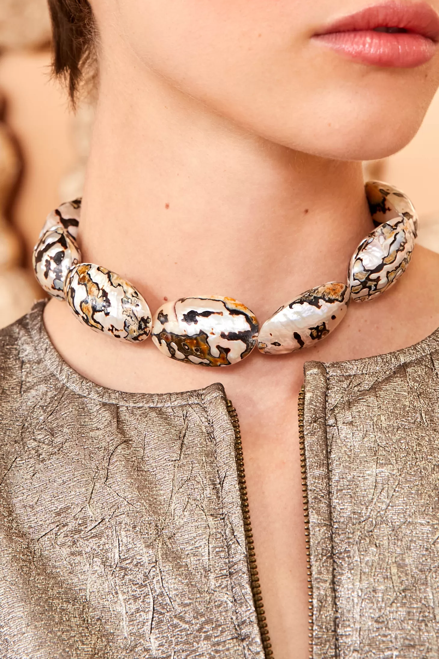 Shop Ulla Johnson Silayah Choker Shell