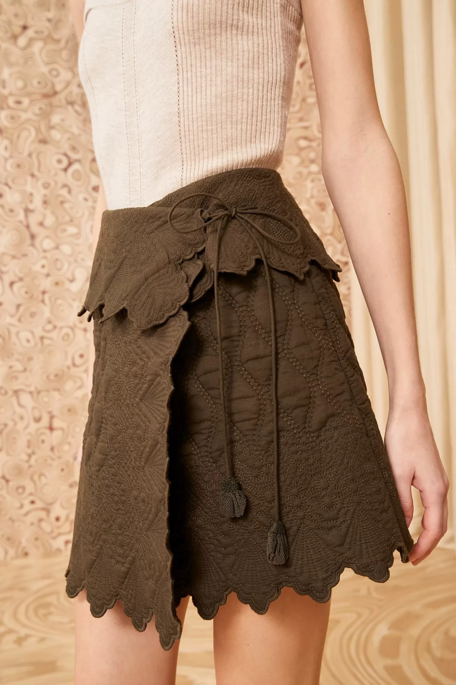 Sale Ulla Johnson Taryn Skirt Militaire