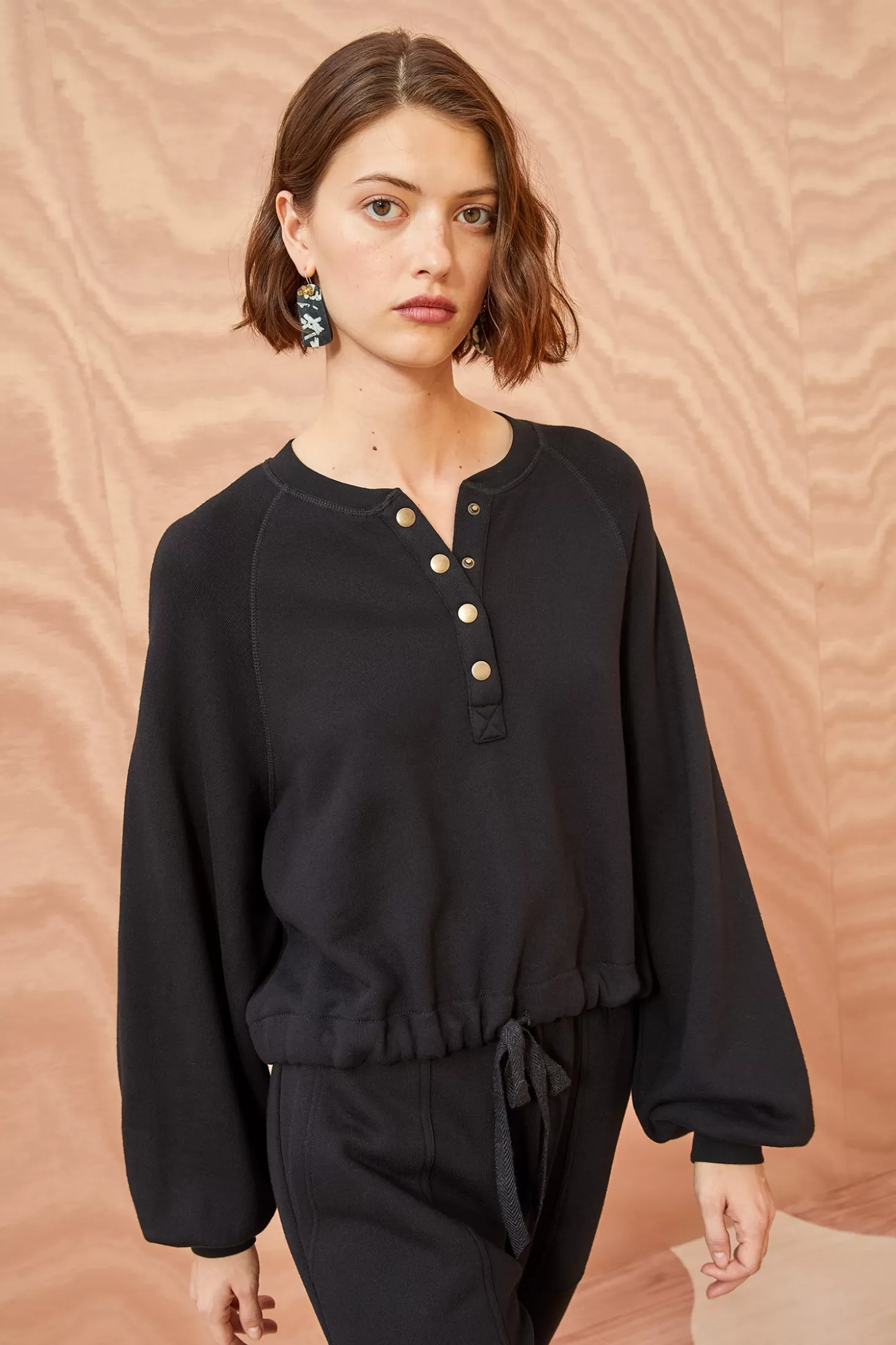 Hot Ulla Johnson Tess Pullover Noir