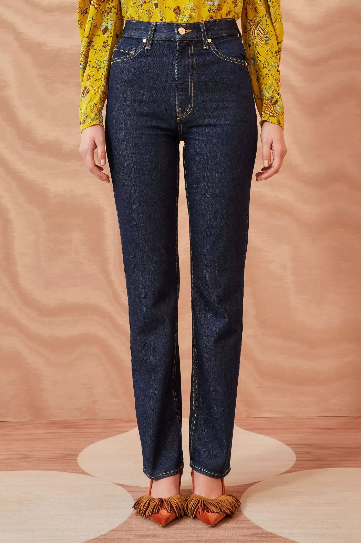 New Ulla Johnson The Agnes Jean Tigris Rigid Wash