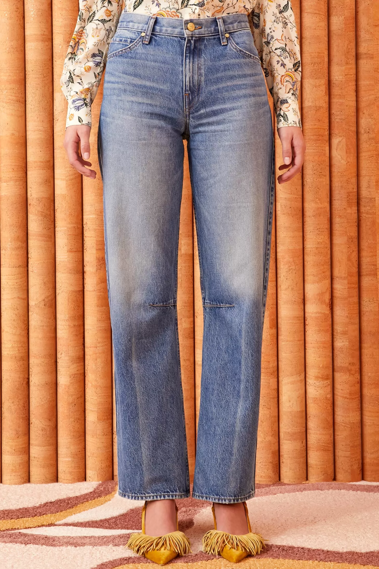 Outlet Ulla Johnson The Esme Jean Danube Medium Indigo Wash