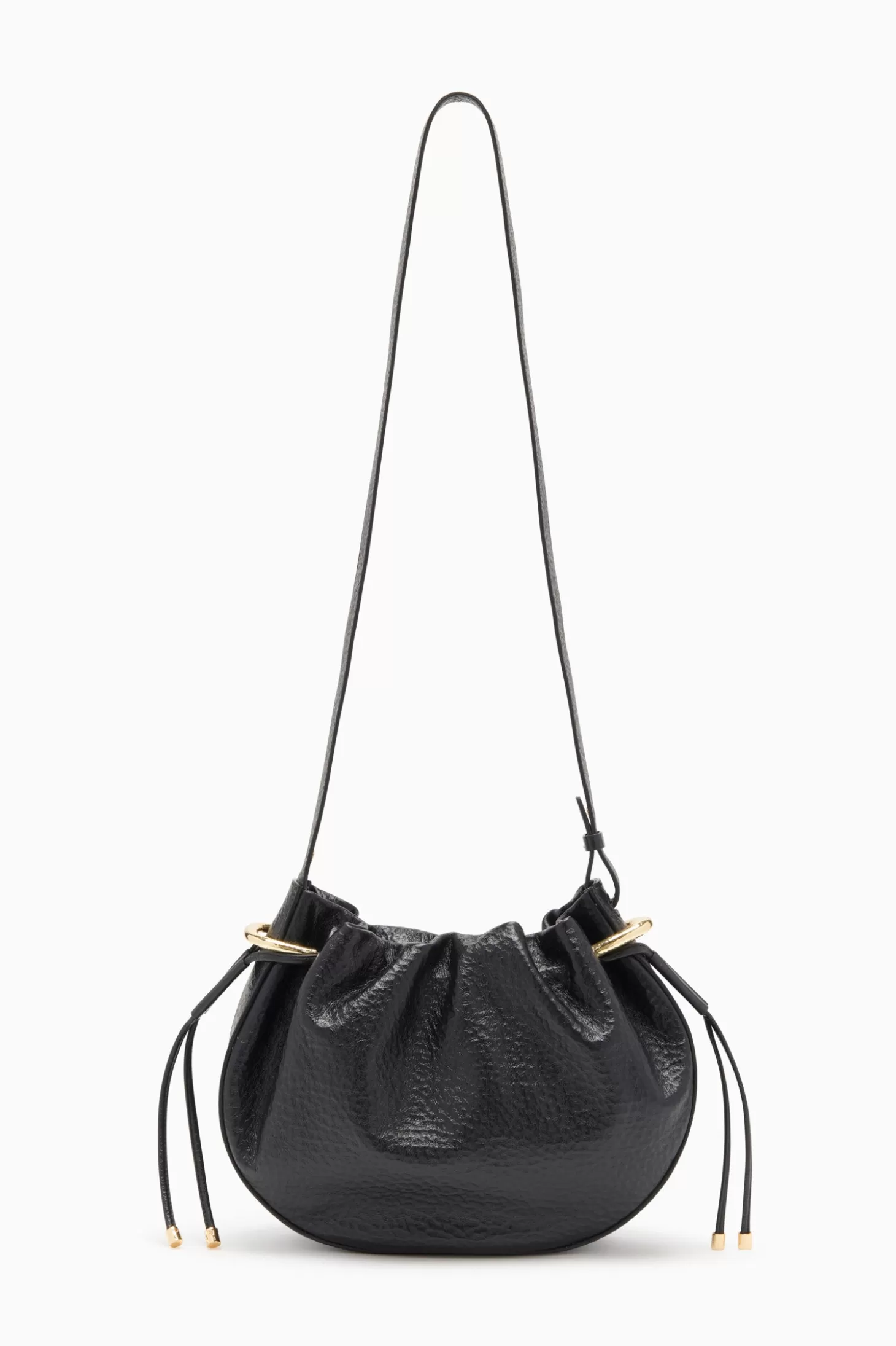 Discount Ulla Johnson Tilda Ruched Crossbody Noir